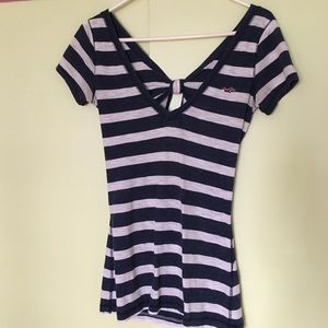 Hollister V-Neck with Tie Back